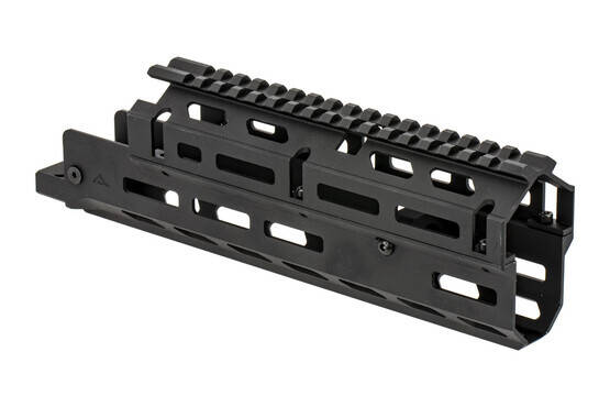 AimSports medium Russian AK handguard is a two-piece option with M-LOK slots and a ful length M1913 top rail.